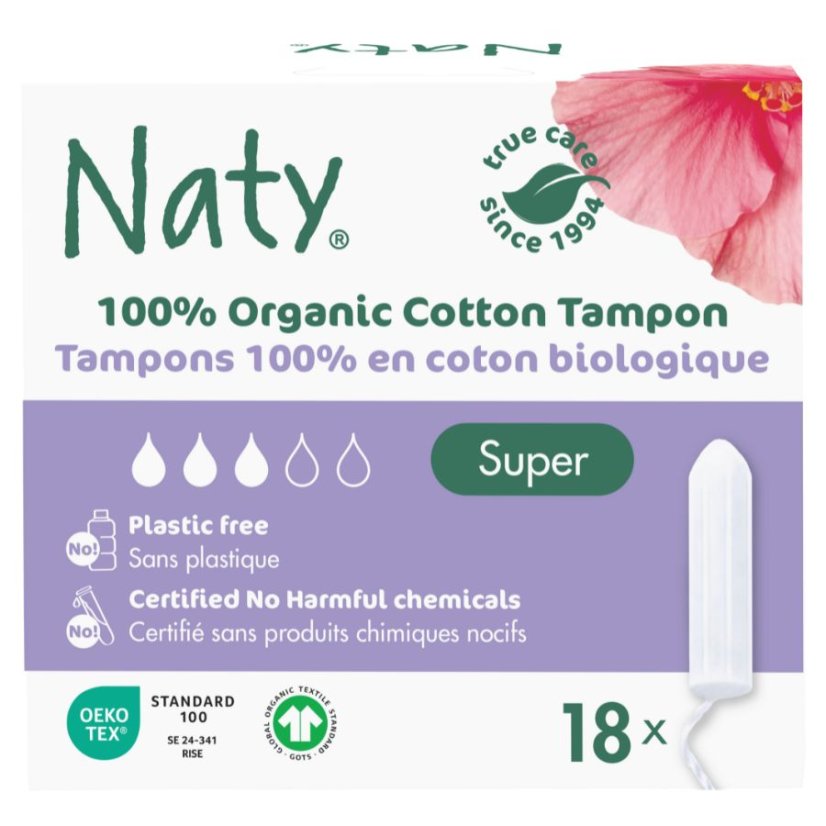 Dámské ECO tampóny super Eco by Naty