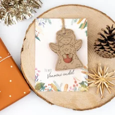 Semínková bomba - Vánoční ozdoba - Vánoční anděl Blossombs