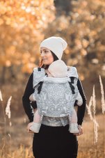 Půjčení nosítka Belenka 4ever varianta s křížením Folk - šedý