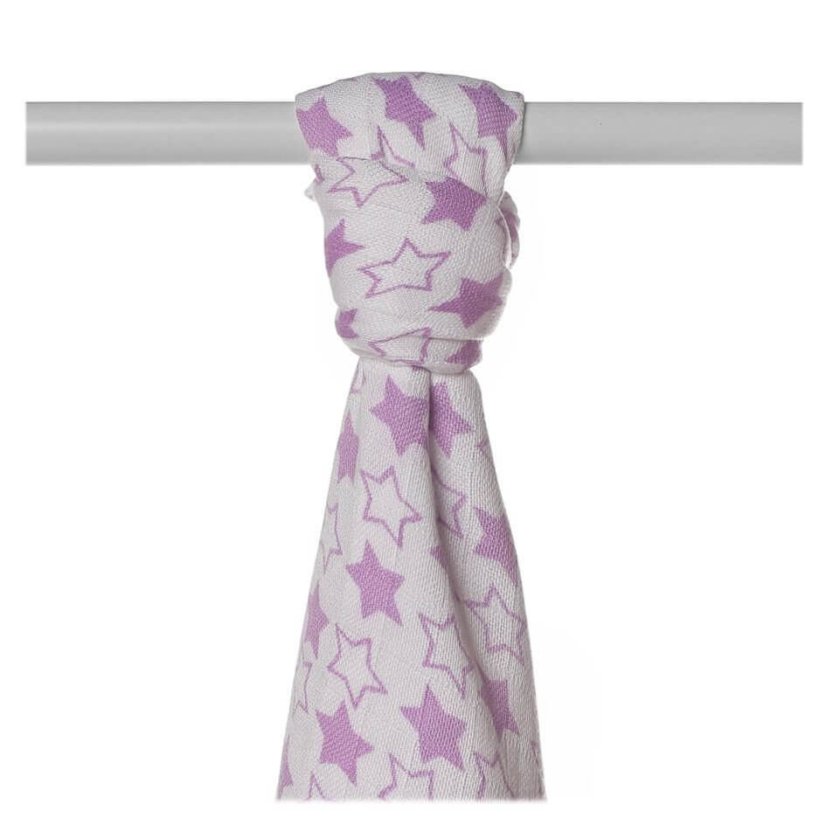 Bambusová osuška se vzory pro dívky 90x100cm XKKO - Barva: Baby Pink Cross