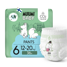 Dětské kalhotkové eko pleny velikost 6 (36 ks) Muumi Baby