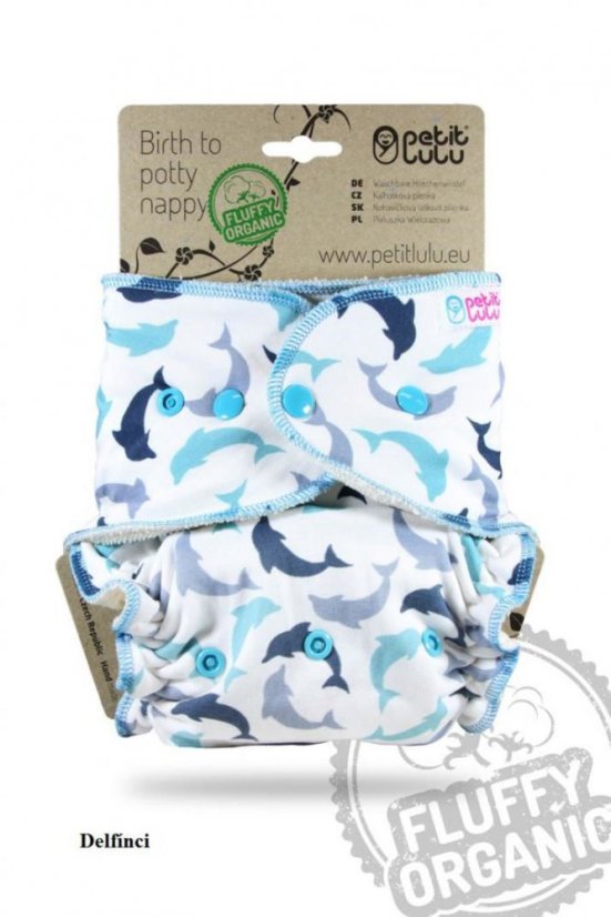 Kalhotková plena Fluffy patentky Petit Lulu - Varianta: Japonské panenky