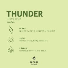 Toaletní parfém Thunder 30 ml SENSES
