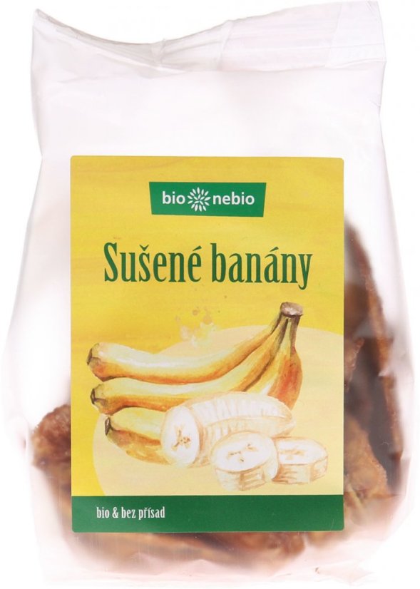 Banány sušené 100 g BIONEBIO