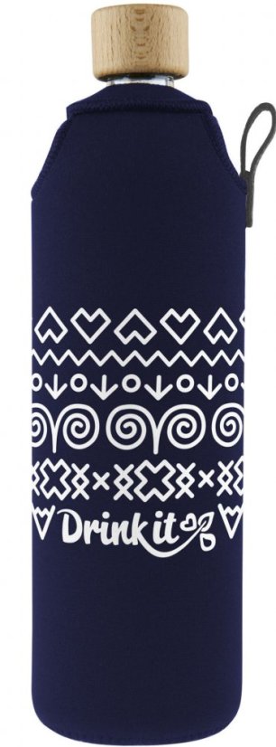 Lahev Čičmany modrá Drink It - Objem: 300 ml
