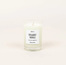 Sojová svíčka s bavlněným knotem Bergamot & Mango