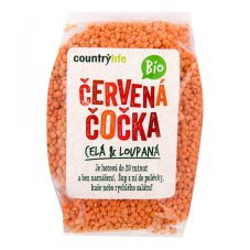 Čočka červená celá loupaná 500 g COUNTRY LIFE