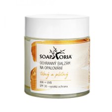Ochranný tělový a pleťový balzám na opalování s SPF 30, 100 ml Soaphoria