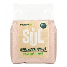 Sůl himálajská růžová jemná 1 kg COUNTRY LIFE