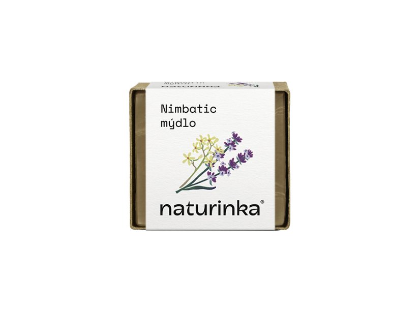 Mýdlo nimbatic Naturinka - Varianta: 55 g v obalu