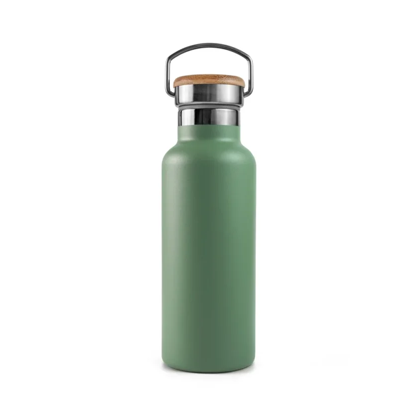 Nerezová lahev 500 ml Bambaw - Barva: Sage Green