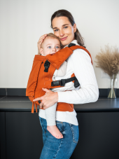 Nosítko Belenka mini Soft Rust klasické popruhy