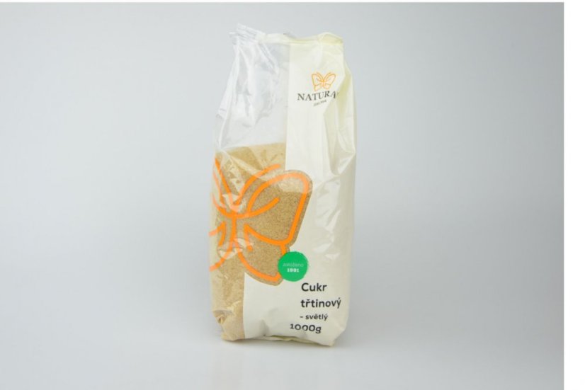 Cukr třtinový světlý 1 kg NATURAL