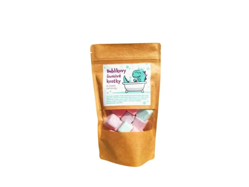 Bublíkovy šumivé kostky do koupele s probiotiky 180 g Pure Harmony