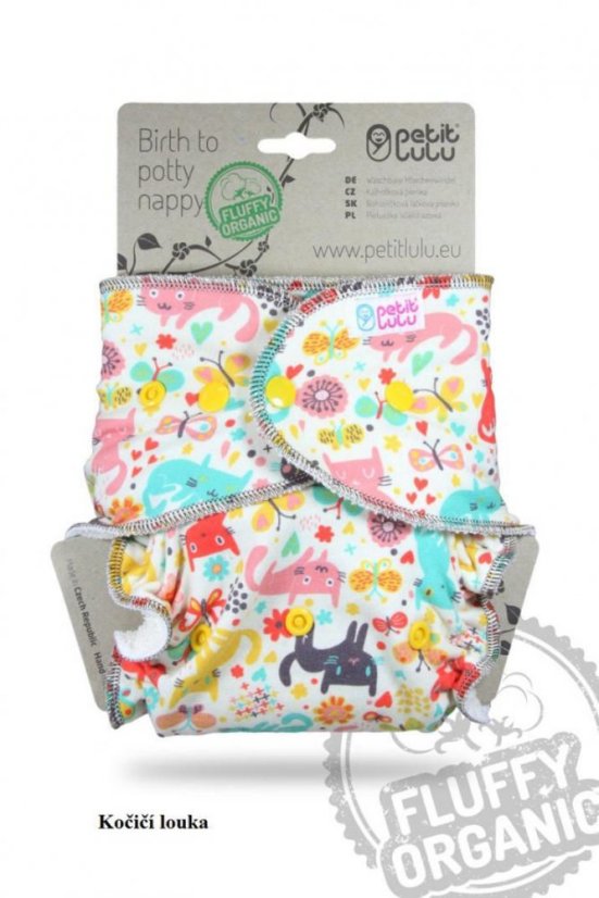 Kalhotková plena Fluffy patentky Petit Lulu - Varianta: Japonské panenky