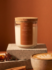 Sójová svíčka - DÝŇOVÉ CAPPUCCINO 270 ml Candee Candles