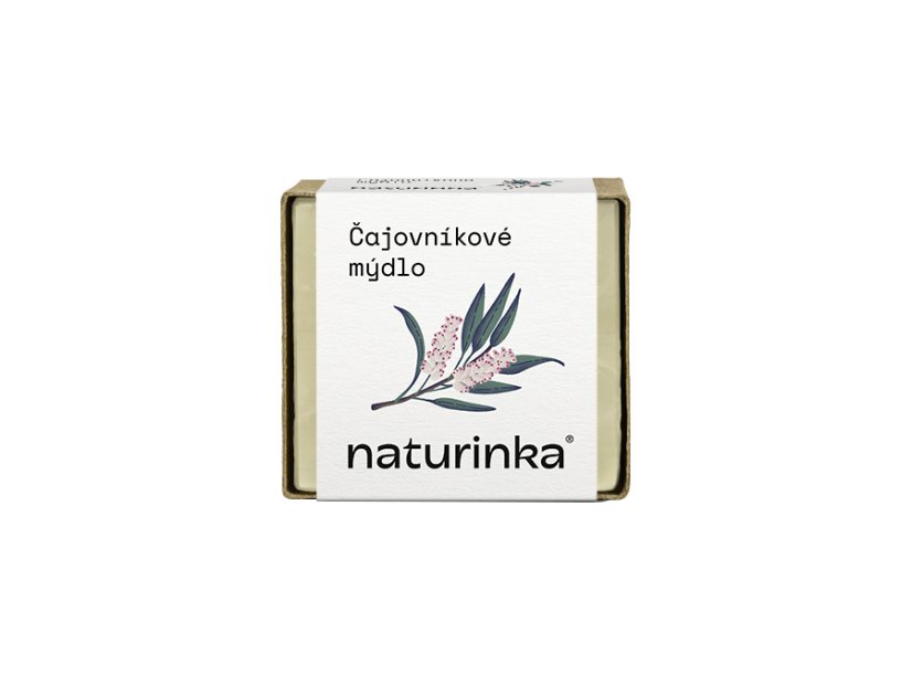 Mýdlo čajovníkové Naturinka - Varianta: 55 g v obalu
