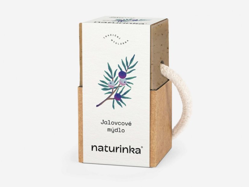 Mýdlo jalovcové Naturinka - Varianta: 110 g bez obalu