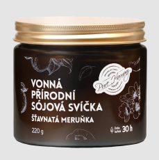 Přírodní vonná svíčka Šťavnatá meruňka 220 g Pure Harmony