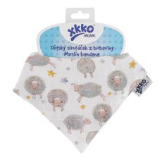 Dětský slintáček/šátek Organic Staré časy se vzorem XKKO