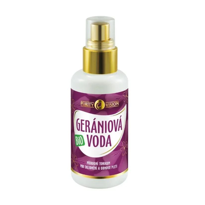 Bio Gerániová voda 100 ml PURITY VISION