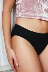 Menstruační kalhotky MODAL Klasické černé 3/5 Sayu