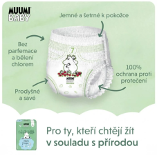 Dětské kalhotkové eko pleny velikost 7 Muumi Baby