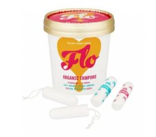 Menstruační tampony z biobavlny 16 ks HereWeFlo