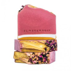TUHÉ MÝDLO RŮŽOVÝ GREP 100 g ALMARA SOAP