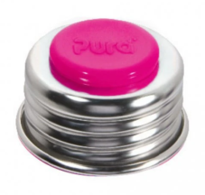 Nerezová objímka + těsnící disk růžová PURA