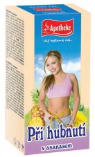 Při hubnutí s ananasem čaj 20 x 1,5 g APOTHEKE