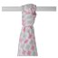 Bambusová osuška se vzory pro dívky 90x100cm XKKO - Barva: Baby Pink Cross