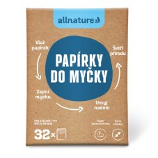 Papírky do myčky 16 ks (32 dávek) Allnature