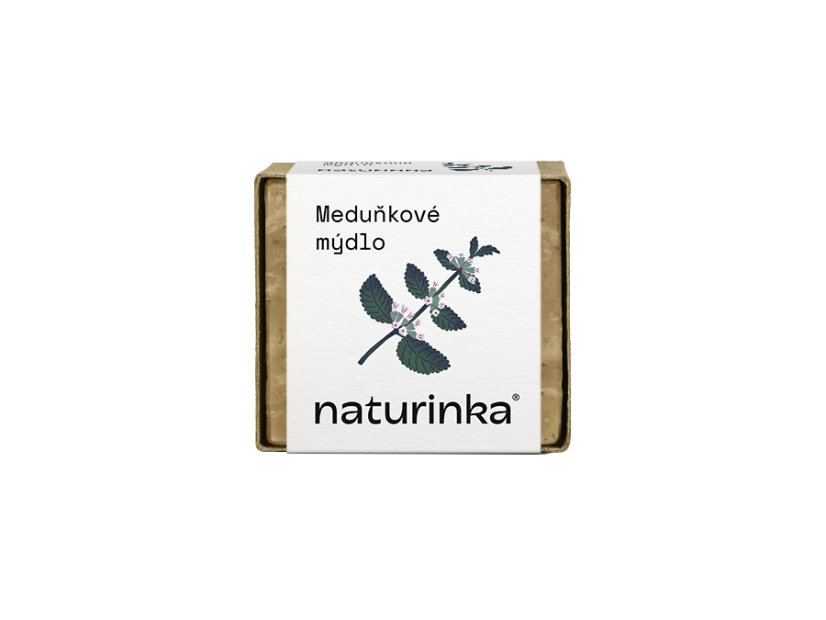 Mýdlo meduňkové Naturinka - Varianta: 55 g v obalu