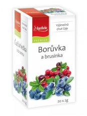 Borůvka a brusinka čaj 20 x 2g APOTHEKE