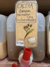 Šampon na mastné vlasy Lípa a Heřmánek 100 g BEZOBAL Caltha