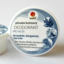 Přírodní krémový deodorant pro muže Libebit