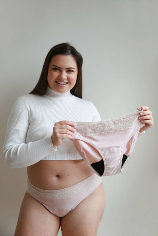 Menstruační kalhotky Klasické s krajkou SAYU
