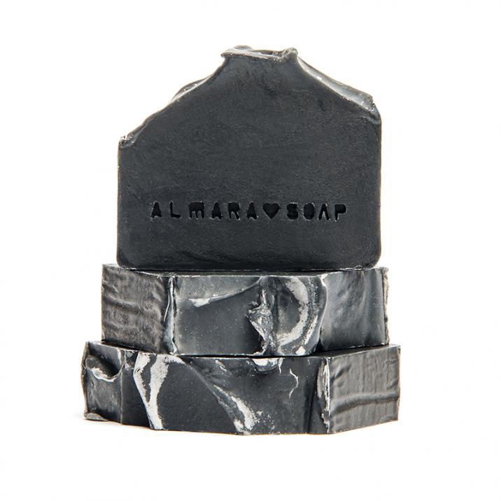 TUHÉ MÝDLO BLACK AS MY SOUL 90 g ALMARA SOAP
