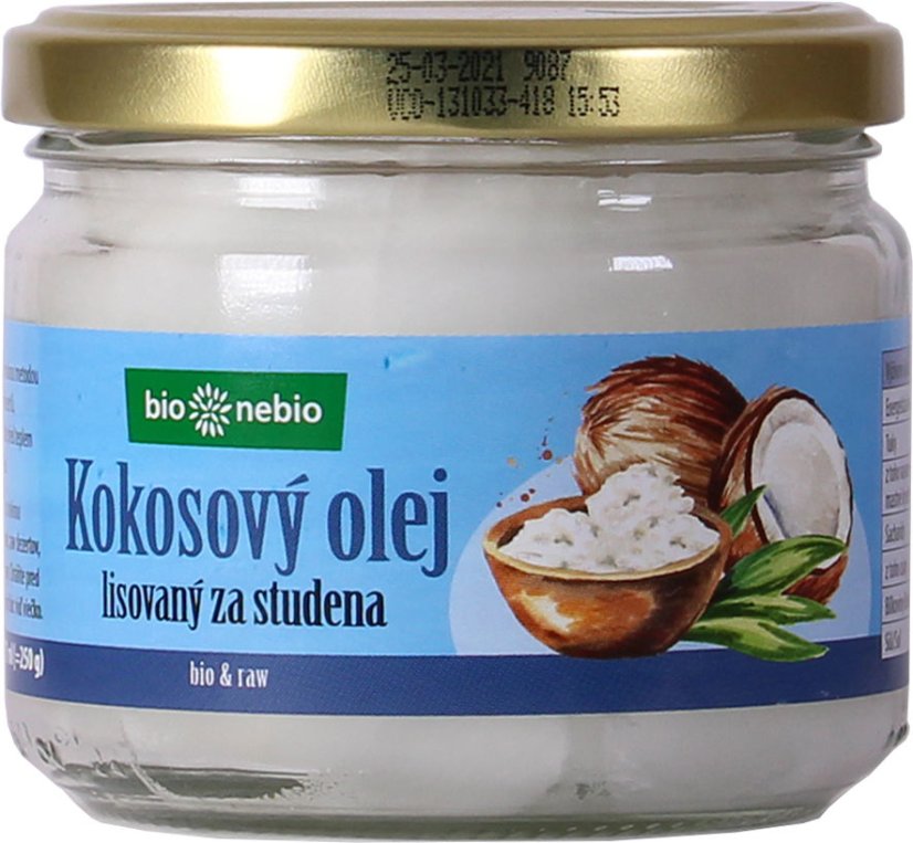 Kokosový olej 250 g BIONEBIO