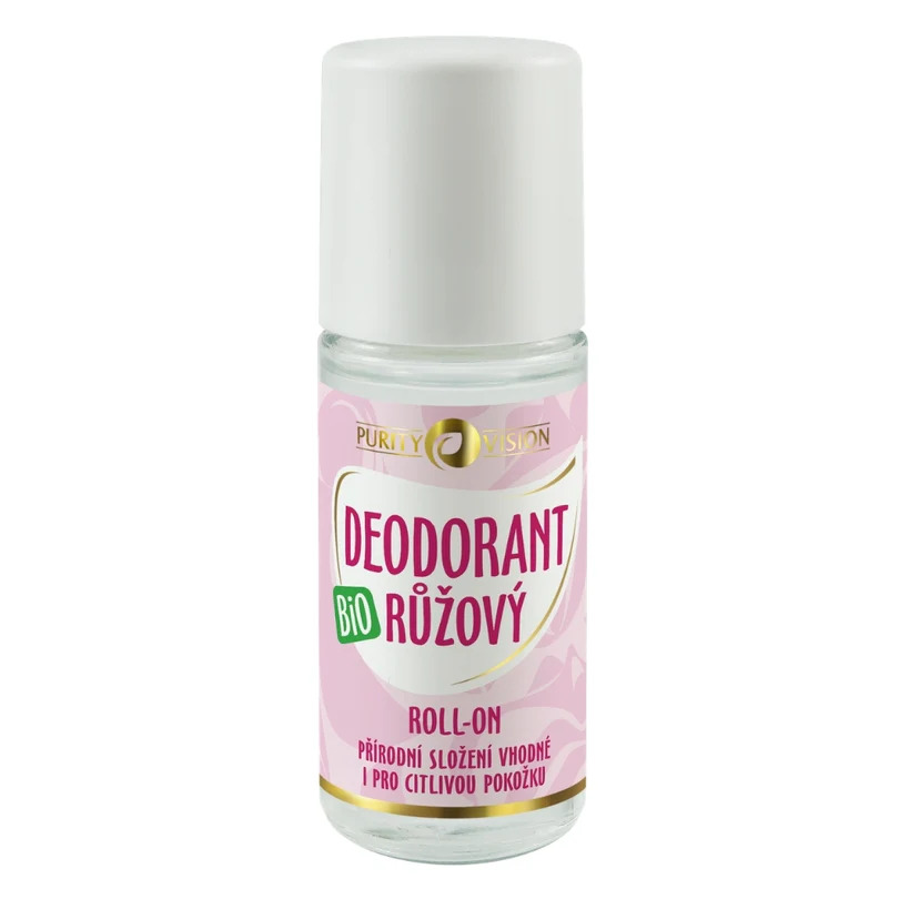 Bio Růžový deodorant roll-on 50 ml PURITY VISION