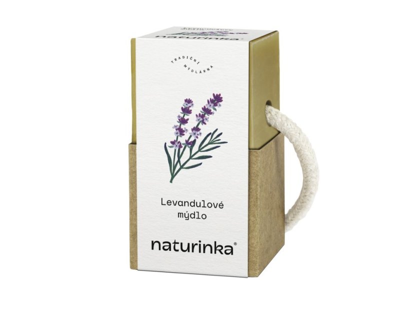 Mýdlo levandulové Naturinka - Varianta: 55 g v obalu