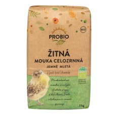 Žitná mouka celozrnná jemně mletá 1 kg