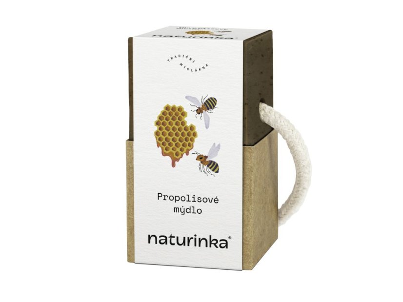 Mýdlo propolisové Naturinka - Varianta: 220 g s provázkem