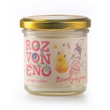 Přírodní svíčka bez aromatizace Neobyčejná 130 ml Rozvoněno