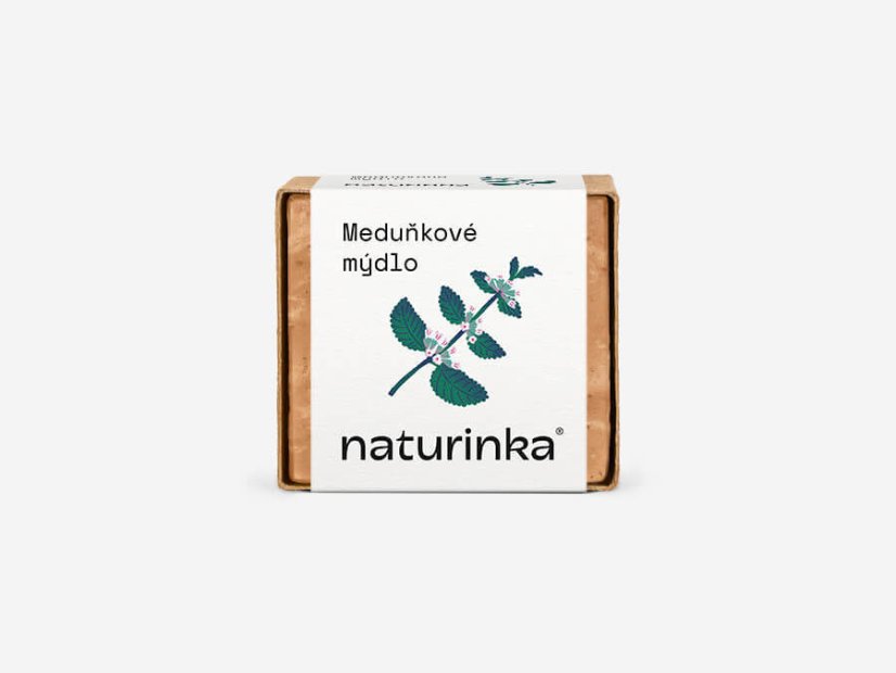 Mýdlo meduňkové Naturinka - Varianta: 210 g s provázkem