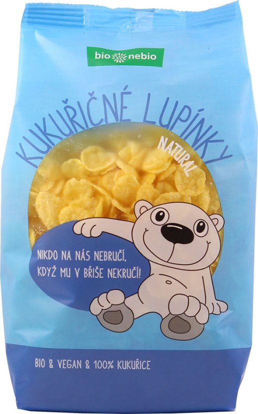 Kukuřičné lupínky 200 g BIONEBIO