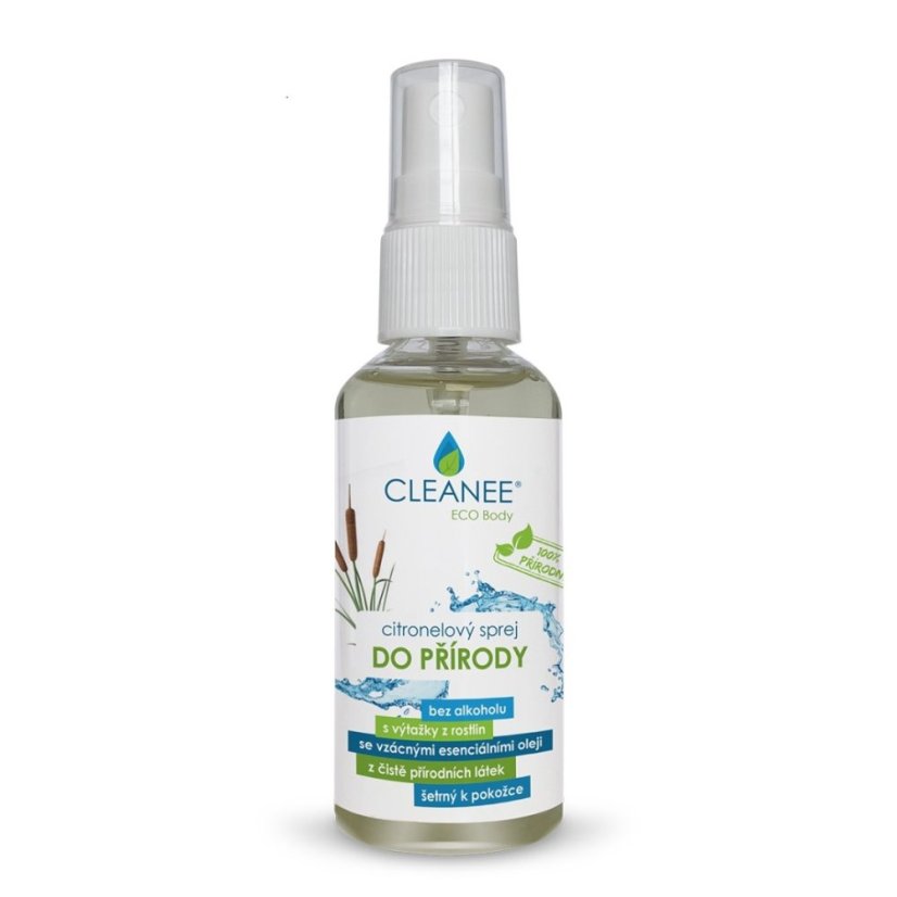 Citronelový sprej do přírody 50 ml Cleanee