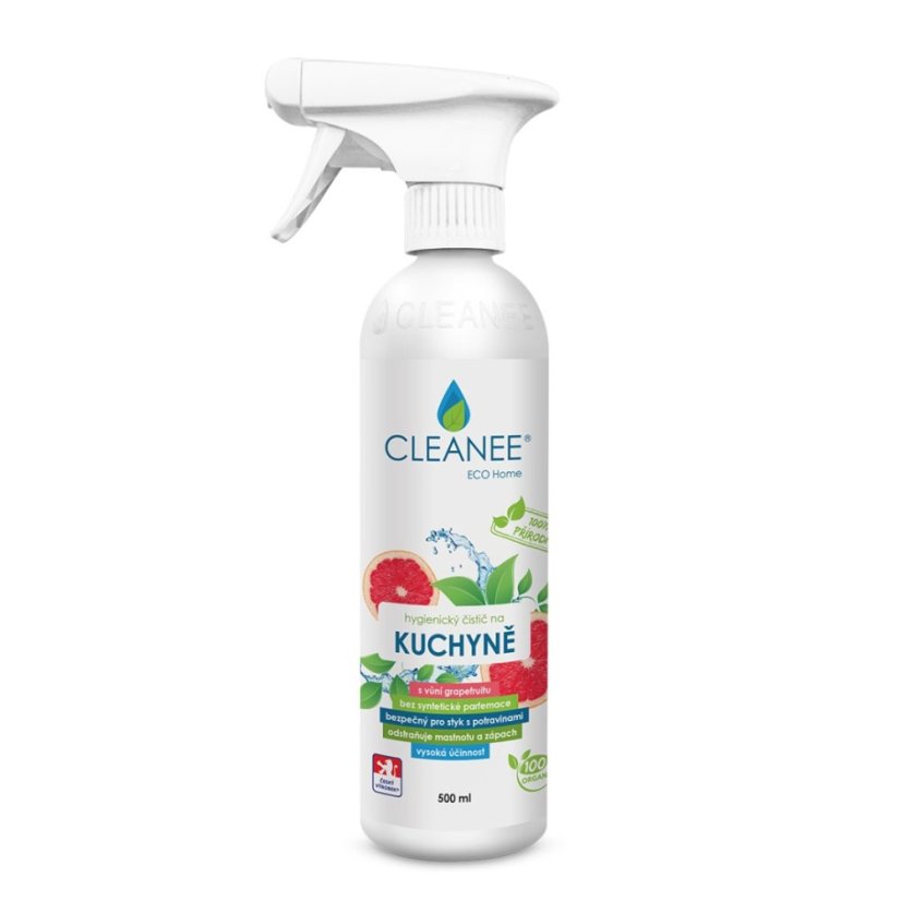 Hygienický čistič na kuchyně, grapefruit 500 ml CLEANEE