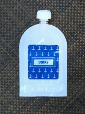 Plnitelná kapsička 140 ml Domky